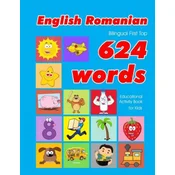 English - Romanian Bilingual First Top 624 Words Educational Activity Book for Kids: Easy vocabulary learning flashcards best for infants babies toddl