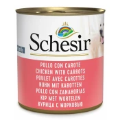 SCHESIR Konzerva za pse Pileci file u želeu s mrkvom, 285g