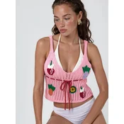 Hiccup Top Strickoberteile roza