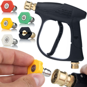 Rosfix KOMPLET PIŠTOLE ZA TLAČNI ČISTILEC 4350PSI 22MM + ROSFIX KOMPLET 5 ŠOB ZA TLAČNI ČISTILEC (0°, 15°, 25°, 40°, 60°), (21739183)