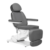 Shumee Električni kozmetični stol SILLON CLASSIC, 4 motorji, z zibelko, sive barve, (21388162)