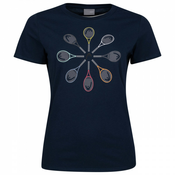 Majica kratkih rukava za djevojcice Head Racquet T-Shirt G - dark blue