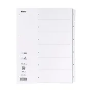 Pregradni karton 1-6 bel biella
