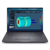 Dell Laptop Pro Max 18 Plus 18 QHD+, 120Hz, 500nits, Core Ultra 9 285HX, 64GB, 1TB SSD, RTX PRO 3000, 12GB, Win11Pro, Crni