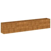 Vidaxl Dvignjena vrtna greda 385x50x69 cm kortensko jeklo