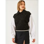 Bianco Lucci Pulover Pullover črna