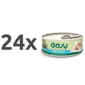 Oasy Natural Range Adult koščki v želeju - piščanec in tuna - 150 g 24 x 150 g