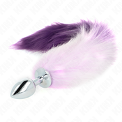 Kink Fox Tail with Metal Plug Purple