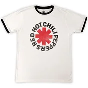 Red Hot Chili Peppers Logo Ringer Ringer White XL Majica