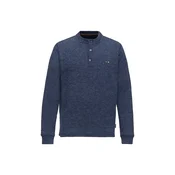 INDICODE JEANS Pulover Dorburn Grandad mornarska
