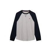 Superdry & Co Majica Vintage Athletic pegasto siva/črna