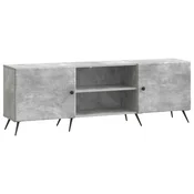 Vidaxl TV omarica Betonsko siva 150 x 31 x 50 cm Inženirski les