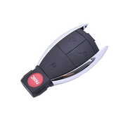 CAR 888 ACCESSORIES Kucište oklop kljuca 4 dugmeta za Mercedes crno-sivo