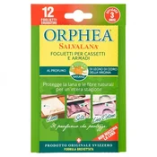 Orphea Orphea Salvalana Foglietti Per Cassetti E Armadi Al Profumo Di Legno Di Cedro Della Virginia 12 Pz