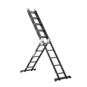 VEVOR Zložljiva lestev 7 v 1 teleskopska raztegljiva 193x708x2775 mm nastavljiva