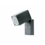 V-TAC LED stenska svetilka GU10, črna, IP44