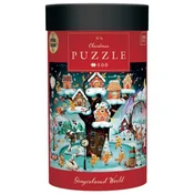 PUZZLE 500 KOM TUBA CHRISTMAS GINGERBREAD WORLD INTERDRUK