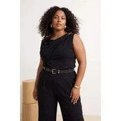 Trendyol Curve Ženska bluza Tbbss26Af00051, Crna