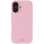 Maska Holdit - Silicone, iPhone 16 Plus, ružicasta