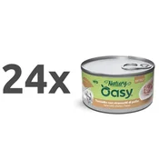 Oasy Cat Natury Adult fileji v želeju, konzerva - tuna in piščanec 24 x 85 g