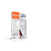 Peach listi za vezavo 0,15 mm A4 prozorni (100) 1 pakiranje vsebuje 100 listov PB100-19