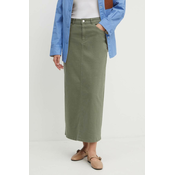 Traper suknja MAX&Co. boja: zelena, maxi, širi se prema dolje, 2416101023200