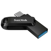 USB 3.1 USB FLASH KLJUČEK, 512GB, SANDISK Ultra Dual Drive Go USB-C & USB-A, SDDDC3-512G-G46, črna