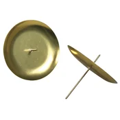 Rayher Svečnik za adventne sveče, 8 cm, zlat, 4 kom., (20633740)