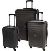 Set plasticnih putnih kofera KO-FB5000450 3 ks 50 / 60 / 70 cm antracit