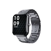 INF Smartwatch Compatible With Joeme Fit - Black Anodized Aluminum With Stainless Steel Strap, (5000263672)