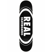 Real Team Classic Oval 8.25 Skateboard skate deska black