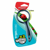 Povećalo Maped Ergologic 3x, fi 50 mm, blister MAP039100