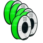 Professional Lab 5x ASA zelen filament 1,75 mm | Prof. Lab | 1 kg UV-odporen material za 3D tiskanje