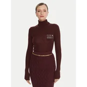Elisabetta Franchi Golf MK-43B-57E2-V320 Bordo rdeča Regular Fit