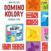 Baw się i ucz Domino Kolory Gra i książka