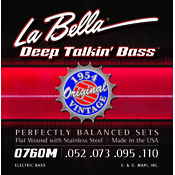 LaBella 0760M Deep Talkin Bass 1954 Stainless Steel Flat Wound