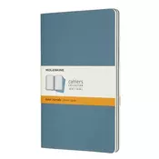 Moleskine Cahier Journals - large (ruled) Brisk Blue 1/3