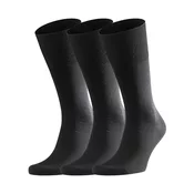 FALKE Nogavice Airport 3-Pack, črna