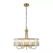 Endon 119610 - Luster na lancu VISCONTI 5xE14/6W/230V mesing