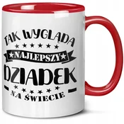 shumee DARILO ZA DEDKOVA SKODELICA TAKO IZGLEDA NAJBOLJŠI DEDEK NA SVETU IZ OBRAZA SVOJEGA VNUKA