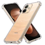 TPU gel ovitek Techsuit Shockproof za Xiaomi Redmi Note 17 Pro 5G - clear