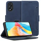 GS Ovitek za Oppo A58 4G, reža za kartico, moder