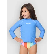 Rip Curl Sunshine Revival Rashie Kids Longsleeve Lycr cornflower blue
