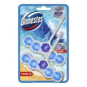 Osvežilni blok za stranišče, 2 kosa, DOMESTOS Power 5, ocean, 2 kosa