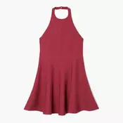 Cropp - Mini obleka z visokim deležem viskoze - maroon