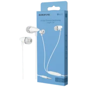 Borofone Slušalice sa mikrofonom, 3.5 mm,dužina kabela 1.2 met,bijela - BM25 Sound edge