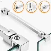 STABILIZATOR ZA TUŠ KABINO STEKLENA 120 CM KROMIRANA