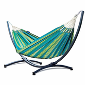 Potenza Hamaka 230x160 CARTAGO + stojalo GRANDE 220kg, zelena, premium