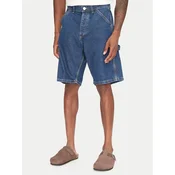 Jack & Jones Jeans kratke hlače Alex 12273238 Mornarsko modra Baggy Fit