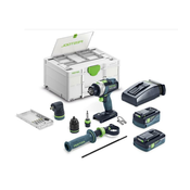 FESTOOL QUADRIVE TPC 18/4 5,0 / 4,0 I-Set Akumulatorski udarni vrtalnik